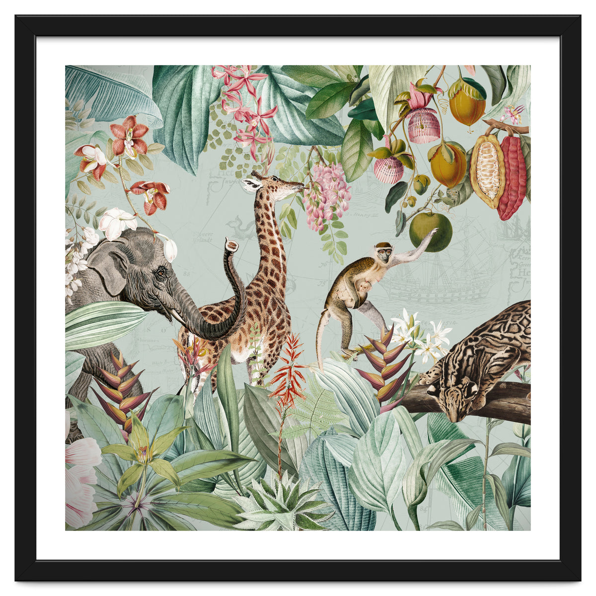 African Tropical Jungle Safari