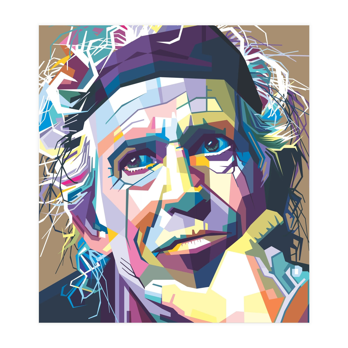 K Richards Pop Art WPAP (Print Only)