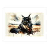 Mystical Black Cat In The Wild (Print Only) thumbnail