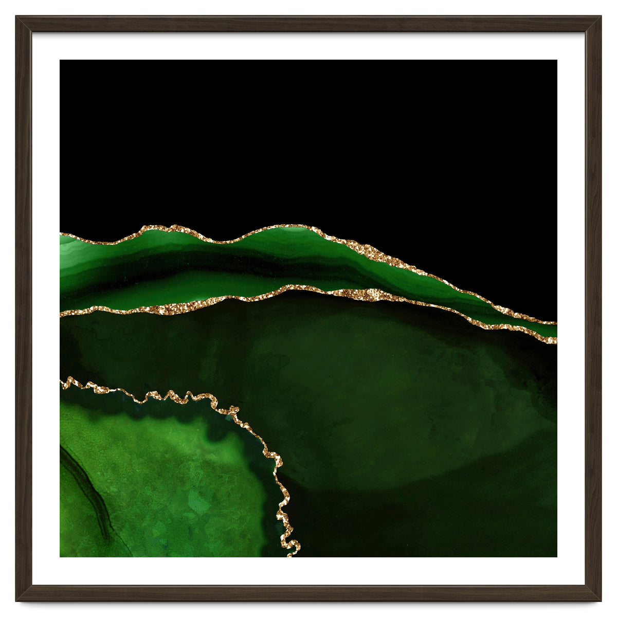 Green & Gold Agate Texture 05