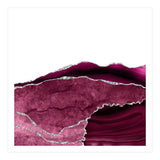Burgundy & Silver Agate Texture 14  (Print Only) thumbnail