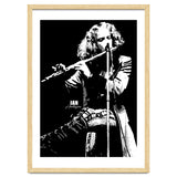 Ian Anderson British Musician Legend in Grayscale thumbnail