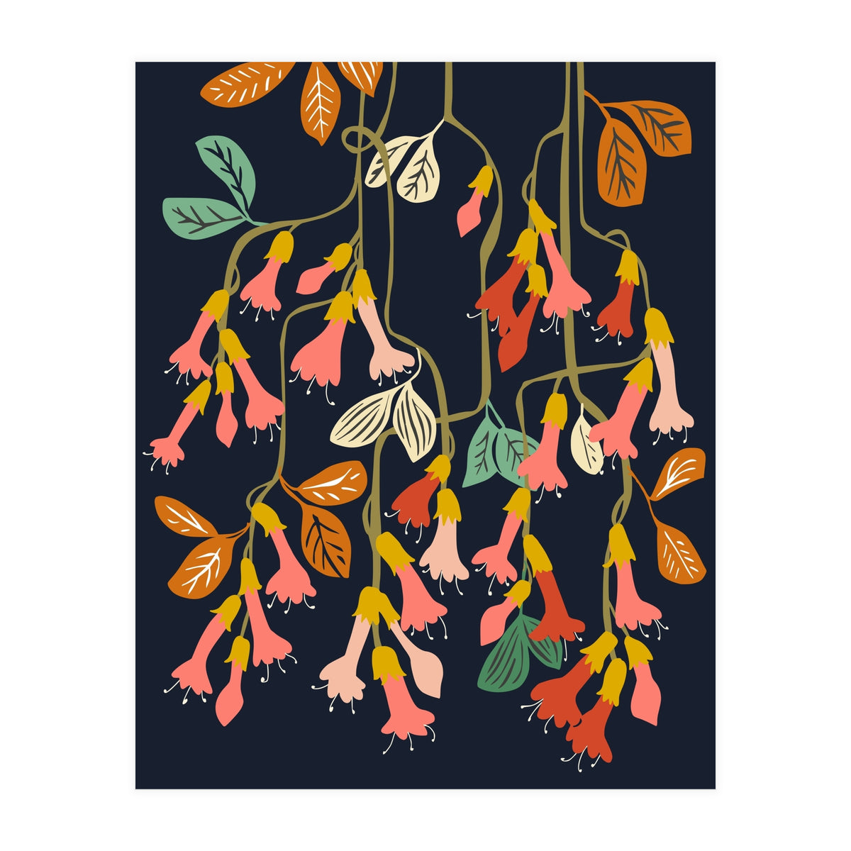 Fuchsia Flower affection (Print Only)