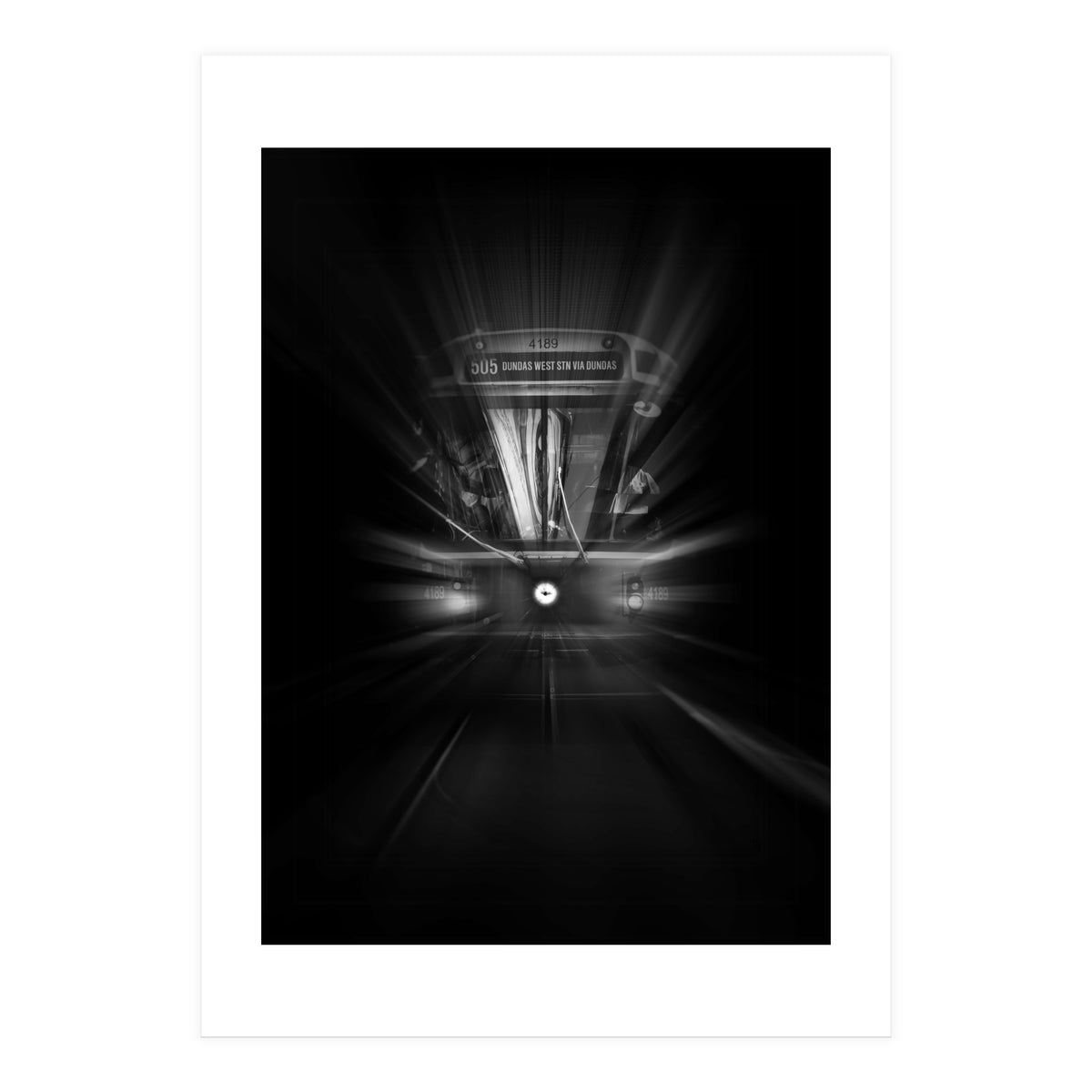 The 505 Dundas Streetcar Flow Version No 1 (Print Only)