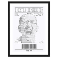 Receipt Art Chester Bennington