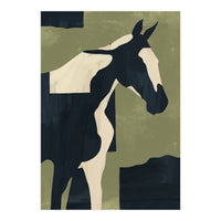 Abstract Minimal Horse 4 (Print Only)