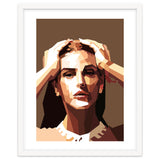 Monica Bellucci Actress Retro Art Illustration thumbnail