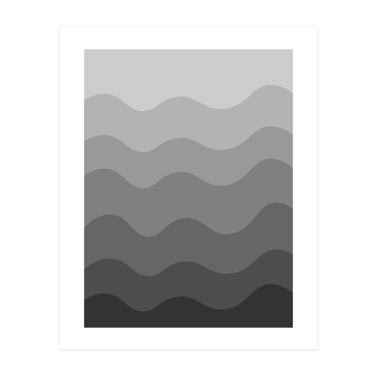 Grey gradient design (Print Only)