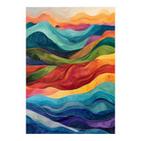 Abstract Rainbow Wave Landscape (Print Only) thumbnail