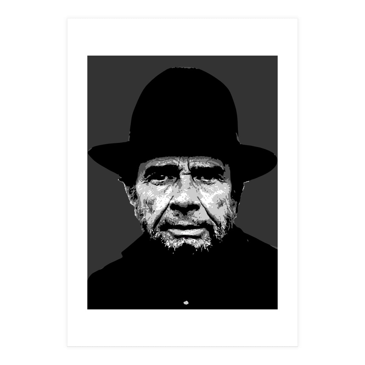 Merle Haggard American Country Musician Legend (Print Only)