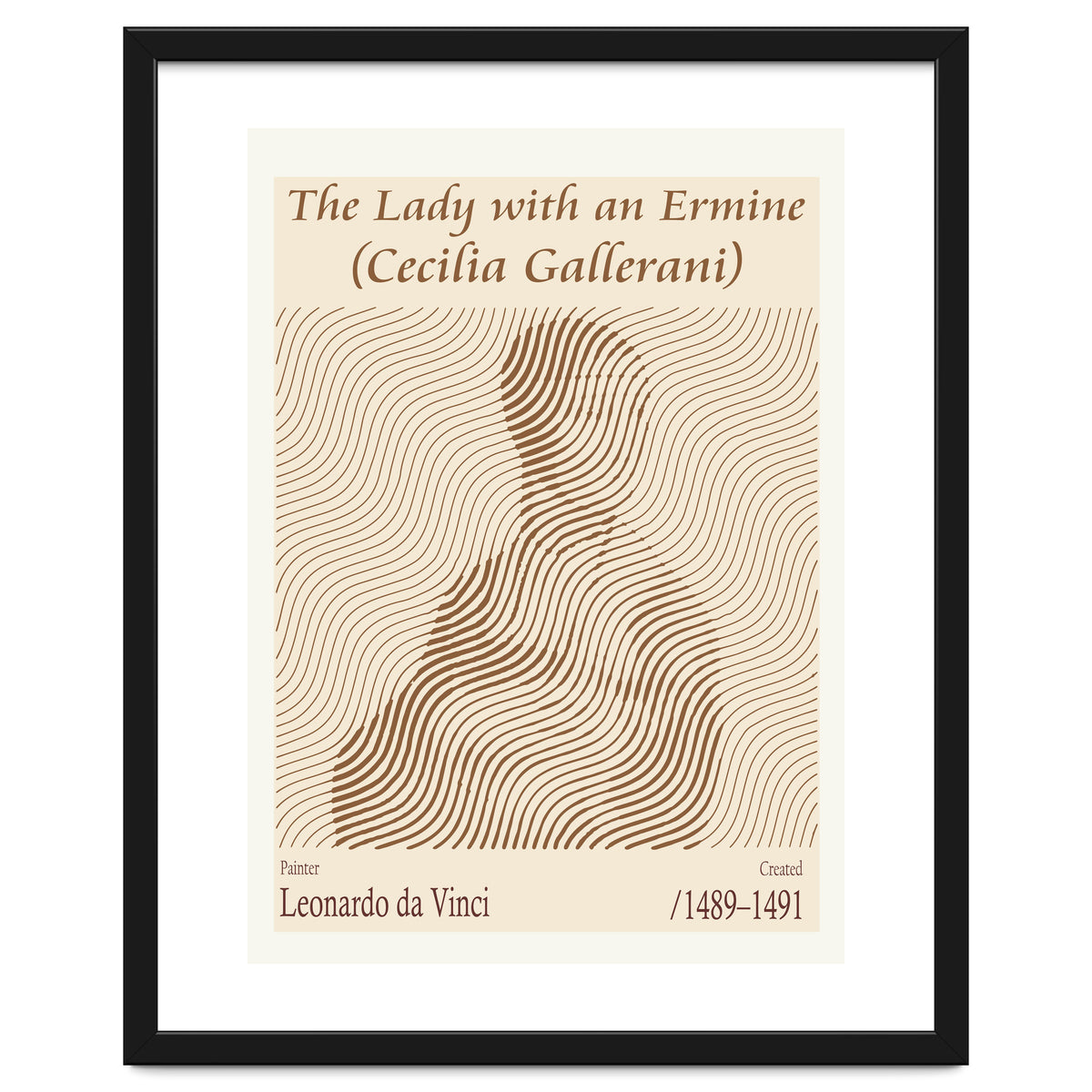 The Lady With An Ermine (cecilia Gallerani) – Leonardo Da Vinci (1489–1491)