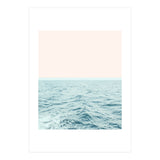 Sea Breeze, Minimal Nature Ocean Photography, Scenic Landscape Pastel Luxe Sea (Print Only) thumbnail