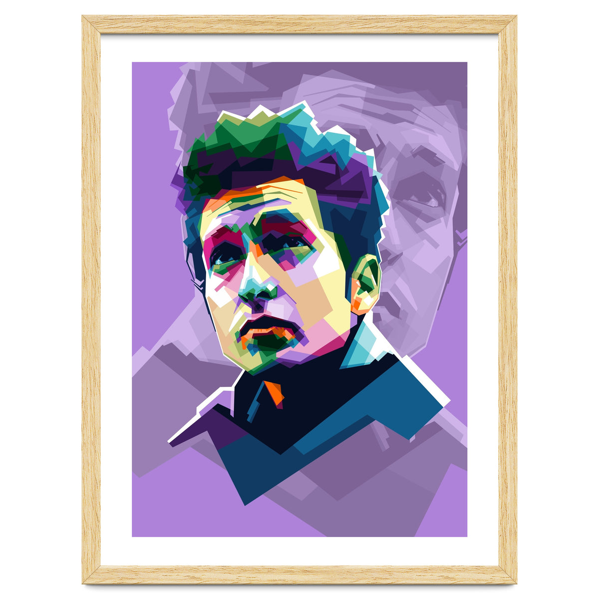 Bob Dylan Pop Art WPAP