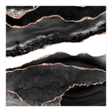 Black & Rose Gold Agate Texture 08  (Print Only) thumbnail