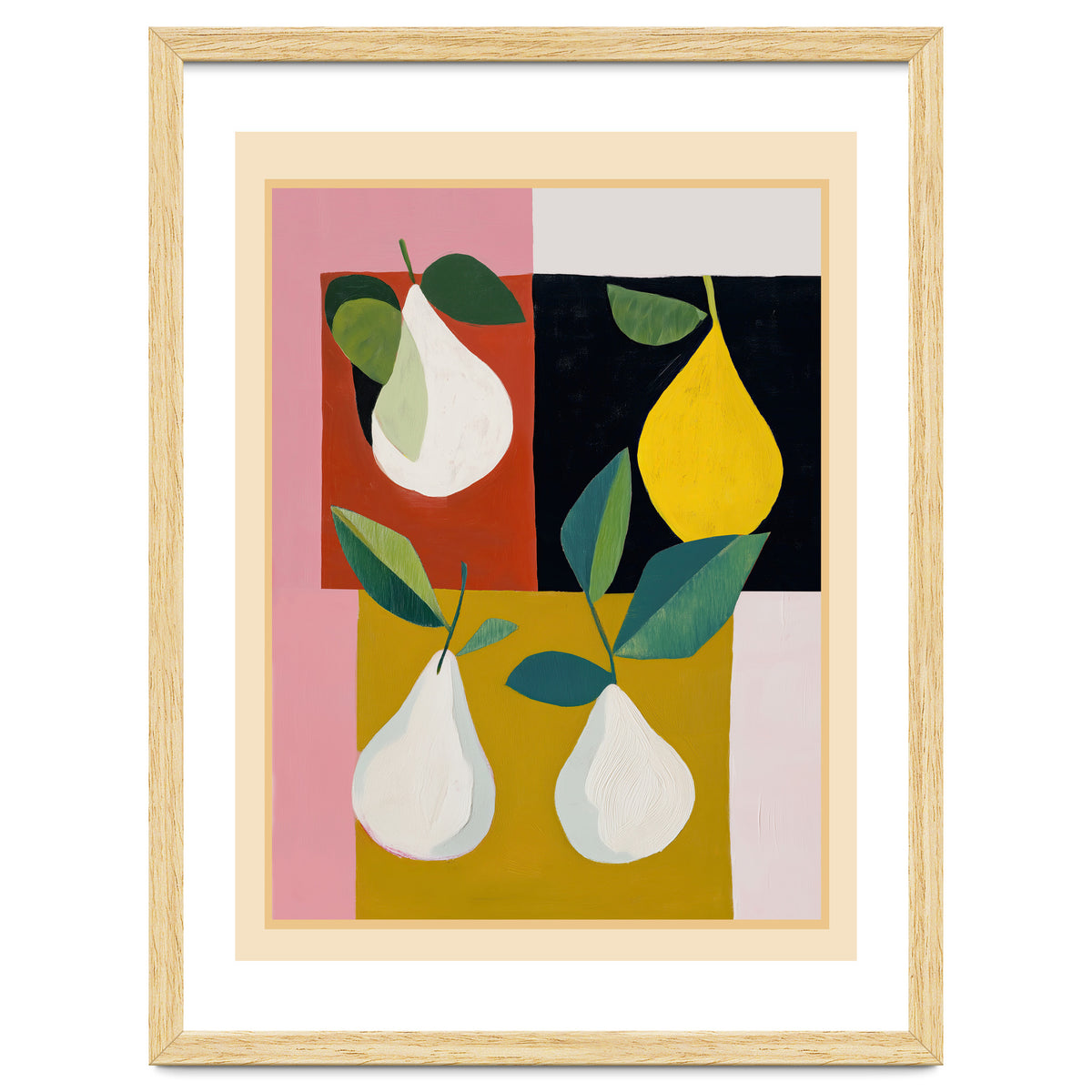 Modern Pears Still Life II