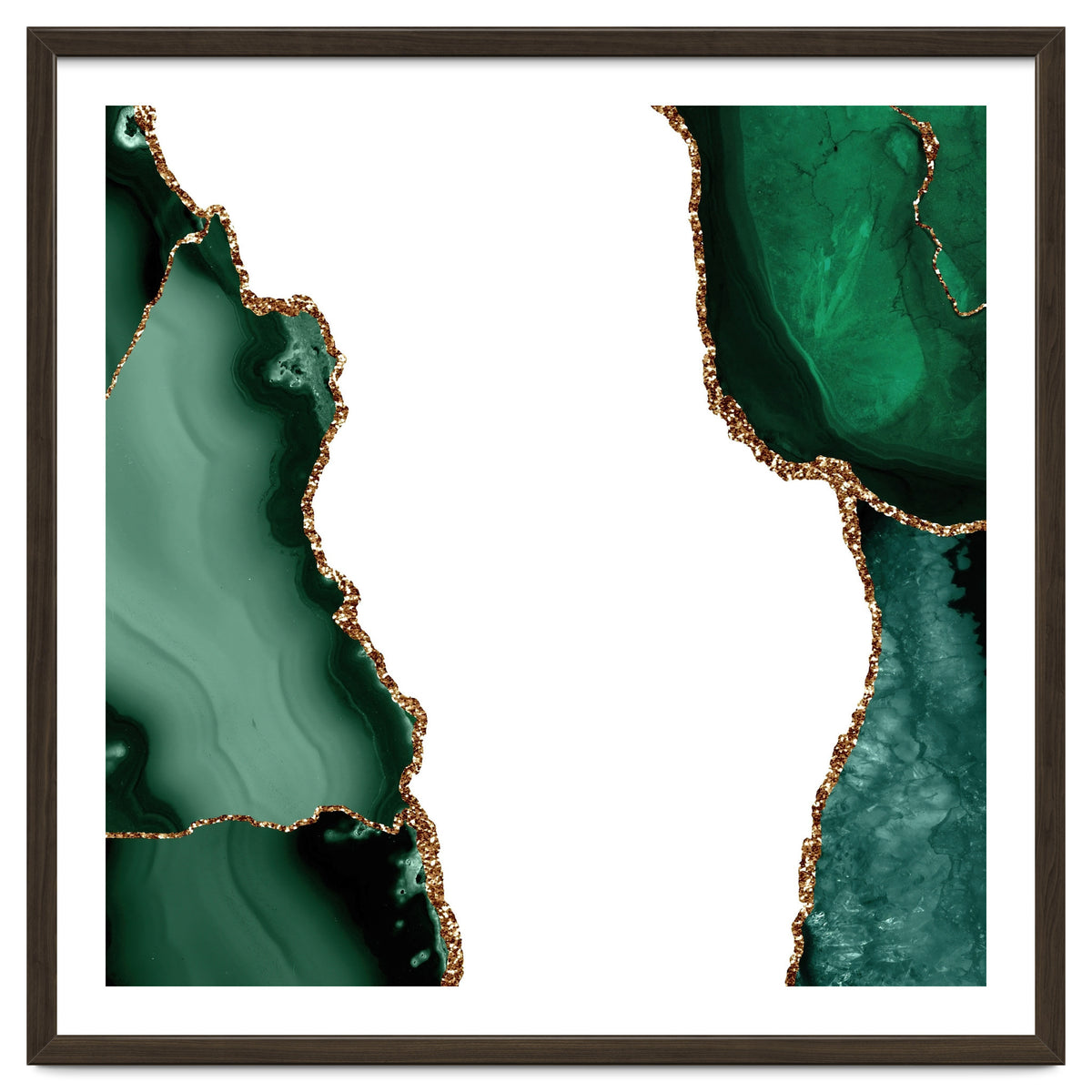 Emerald & Gold Agate Texture 15