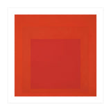 JOSEF ALBERS - HOMAGE TO THE SQUARE RED (Print Only) thumbnail