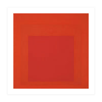 JOSEF ALBERS - HOMAGE TO THE SQUARE RED (Print Only)
