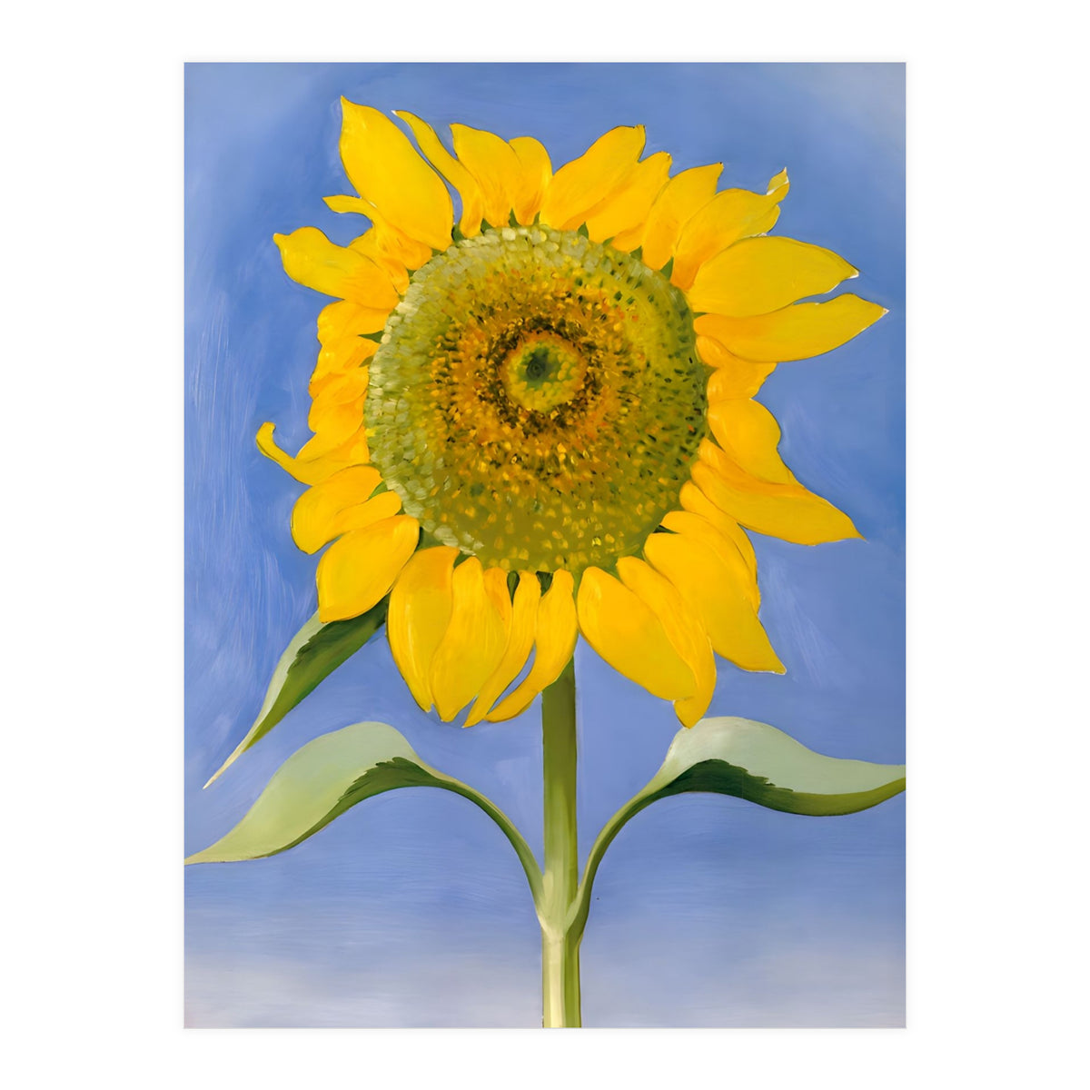 Georgia O’Keeffe – Sunflower, New Mexico (1935) | Bold Modernist Floral Painting Inspired by the American Southwest (Print Only)