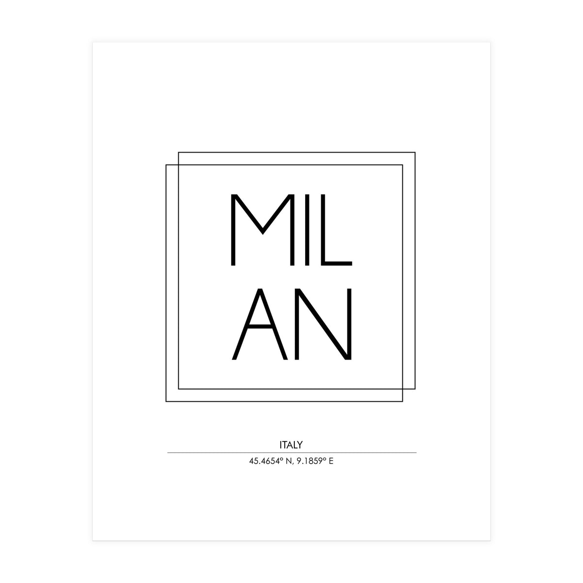 Milan (Print Only)