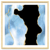 Blue & Gold Glitter Agate Texture 01 thumbnail