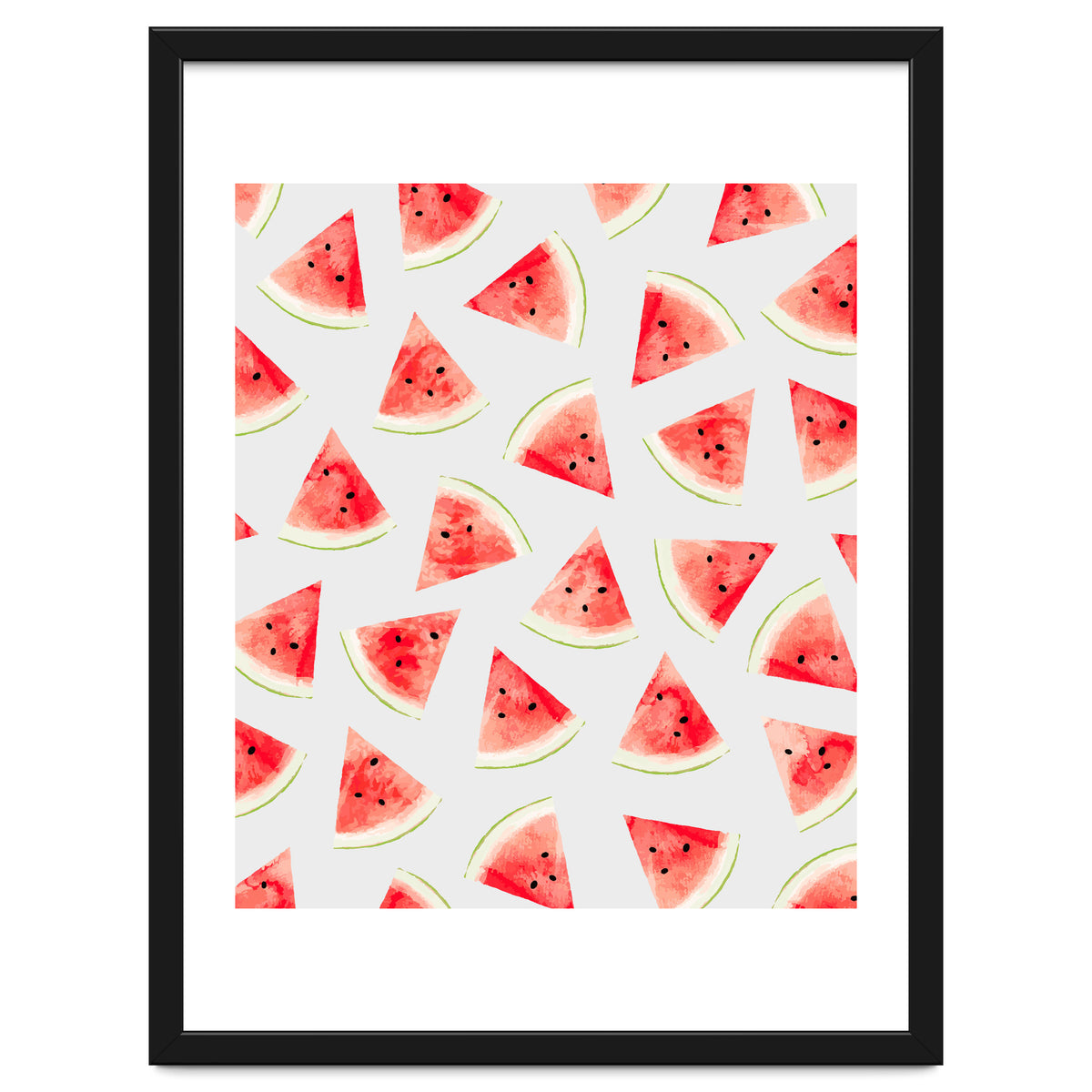Watercolor Watermelon Pattern