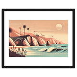 Vintage California, Coastline Poster thumbnail