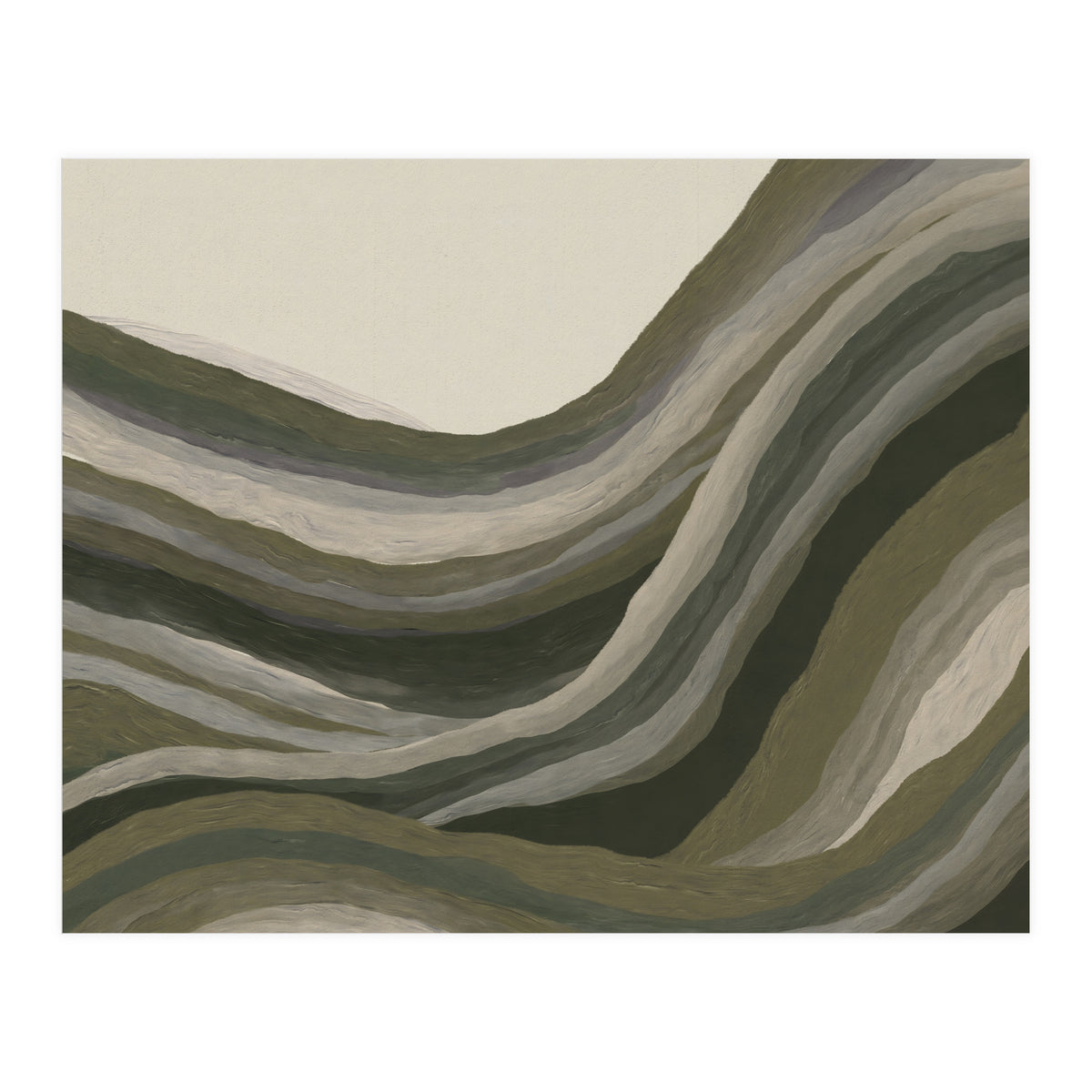 Moody Abstract Hills (Print Only)