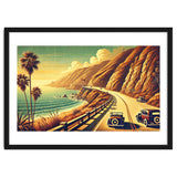 Vintage Coastal Road Journey Poster thumbnail