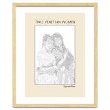 Two Venetian Women – Eugene de Blaas (ascii art) thumbnail