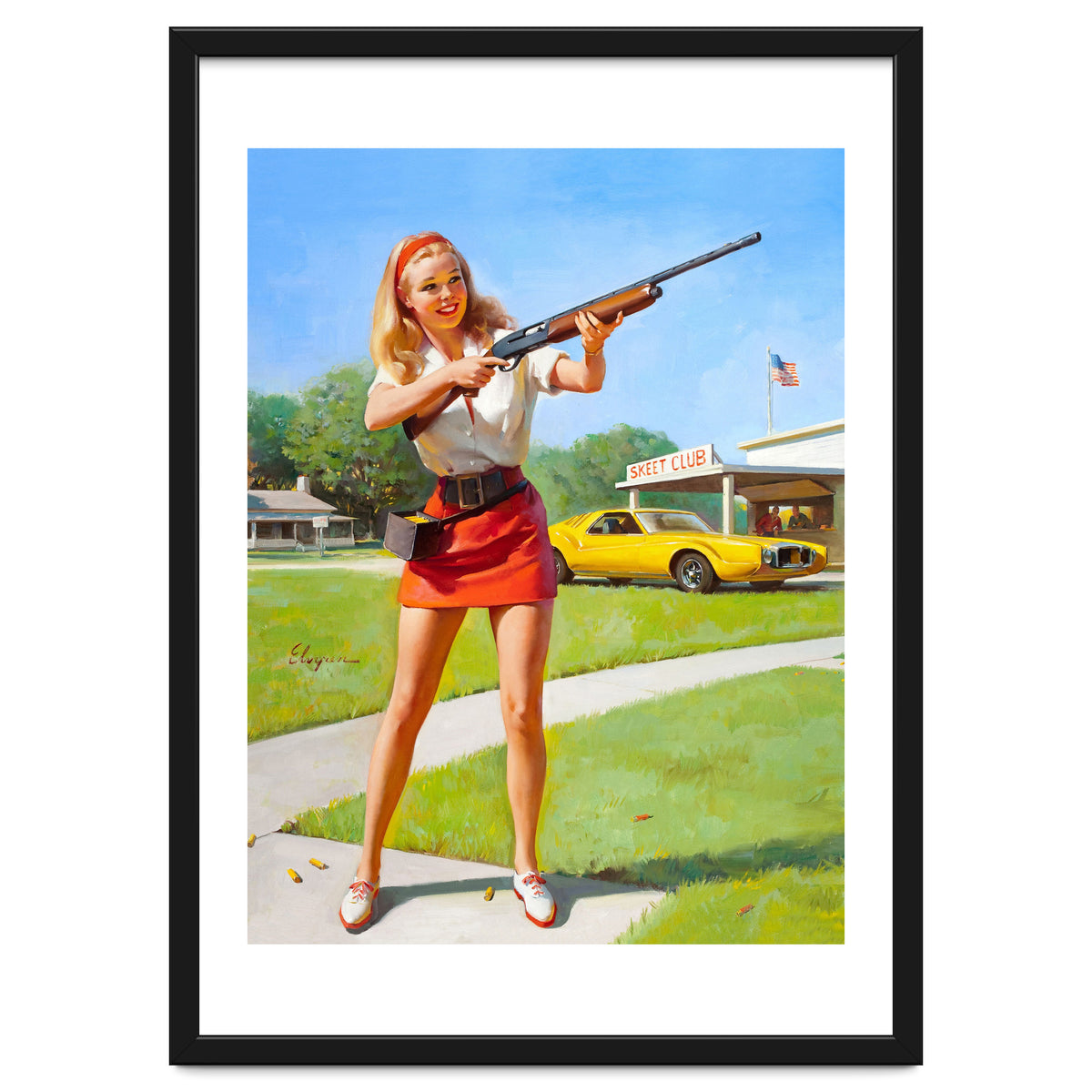 Pinup Shooting Girl