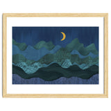 Abstract Landscape Moody Moonrise thumbnail