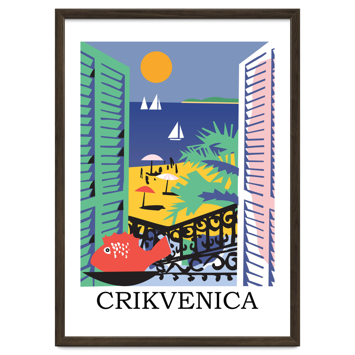 Crikvenica, View From a Window