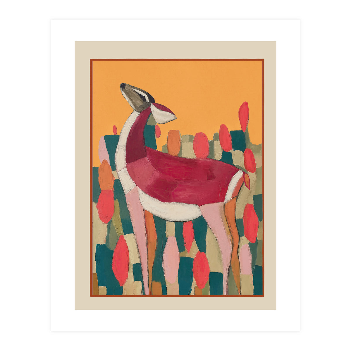 Crimson Deer (Print Only)