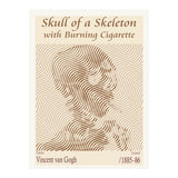 Skull of a Skeleton with Burning Cigarette - Vincent van Gogh (1885–86) (Print Only) thumbnail