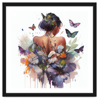 Butterfly Botanical Back