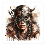 Modern Viking Woman Portrait (Print Only) thumbnail
