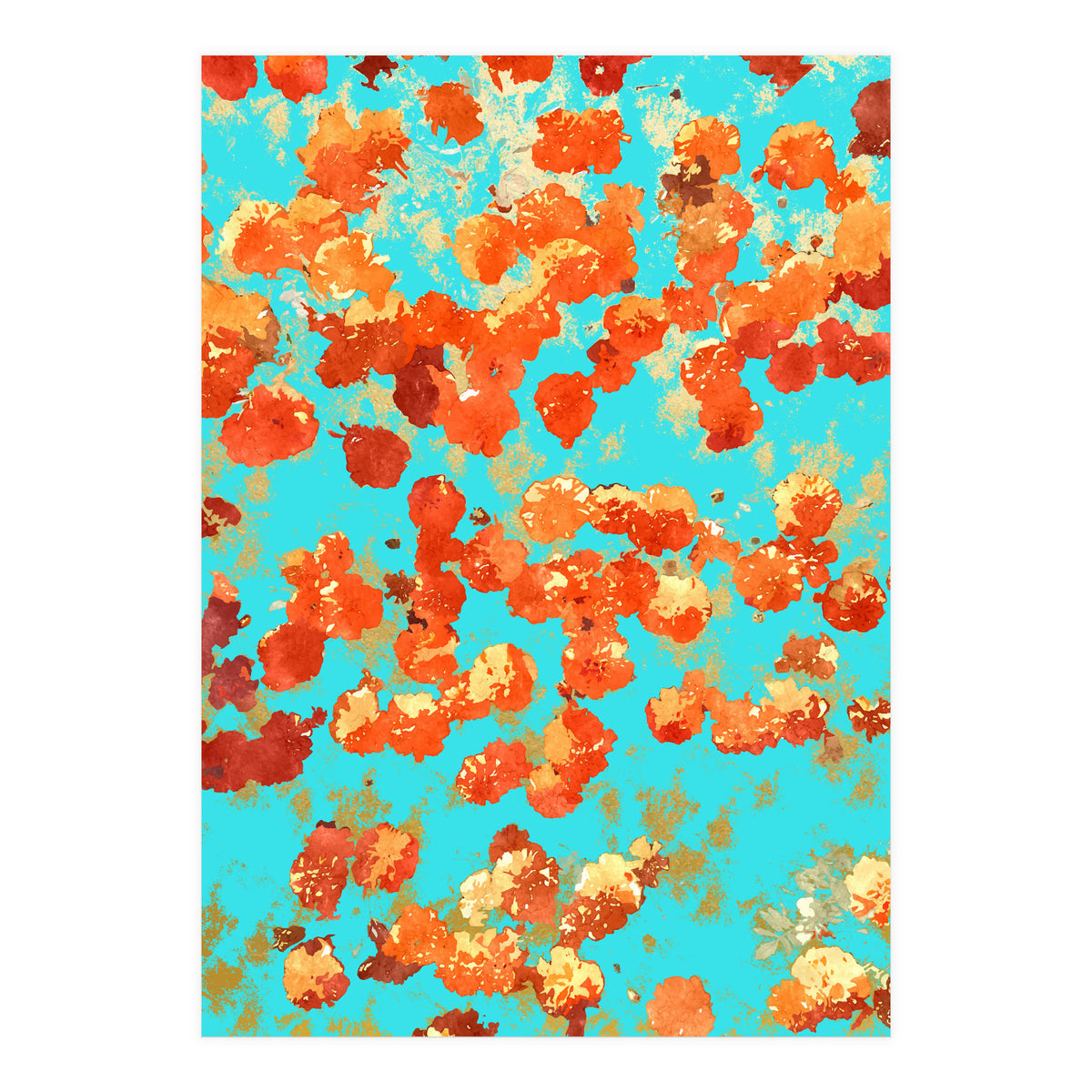 Teal Decor #society6 (Print Only)