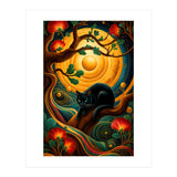 Black Cat Retro Contemporer (Print Only) thumbnail