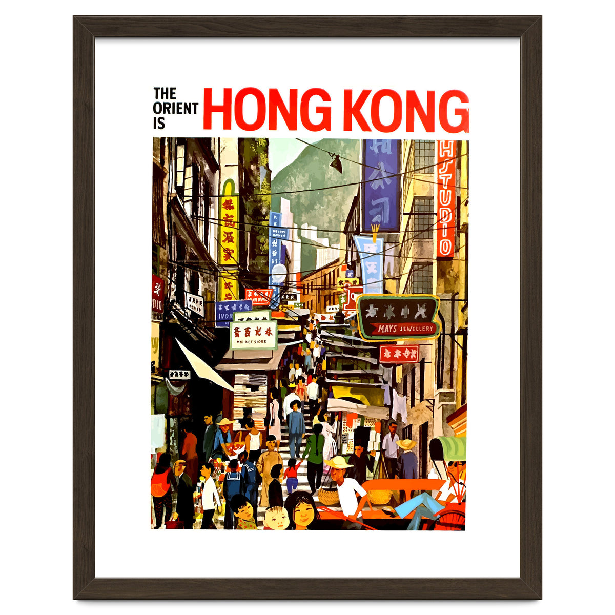 Hong Kong, in People Crowd