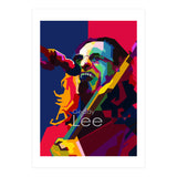 Geddy Lee RUSH Singer Pop Art WPAP (Print Only) thumbnail