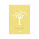 Happy Bird and Tree (Print Only) thumbnail