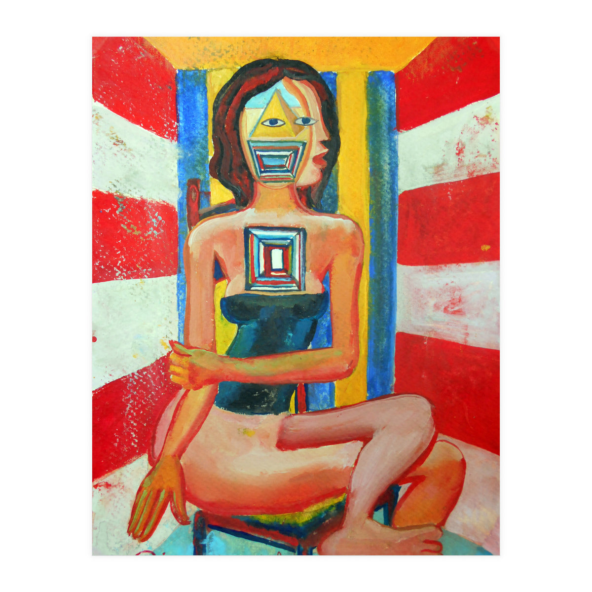 Mujer En La Silla 8 (Print Only)