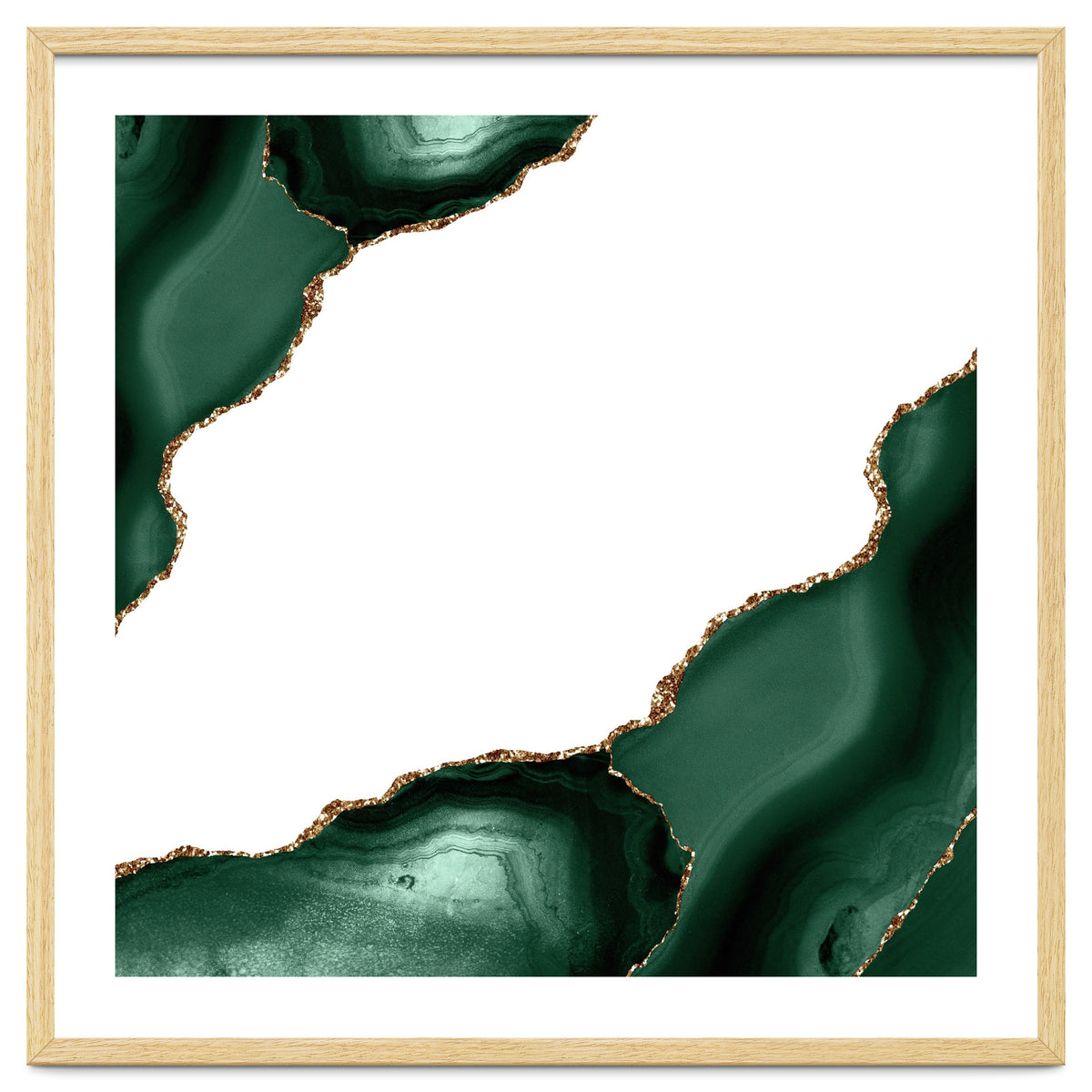 Emerald & Gold Agate Texture 16
