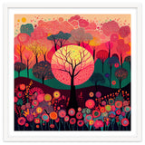 Folk Sunset Forest In Bloom thumbnail