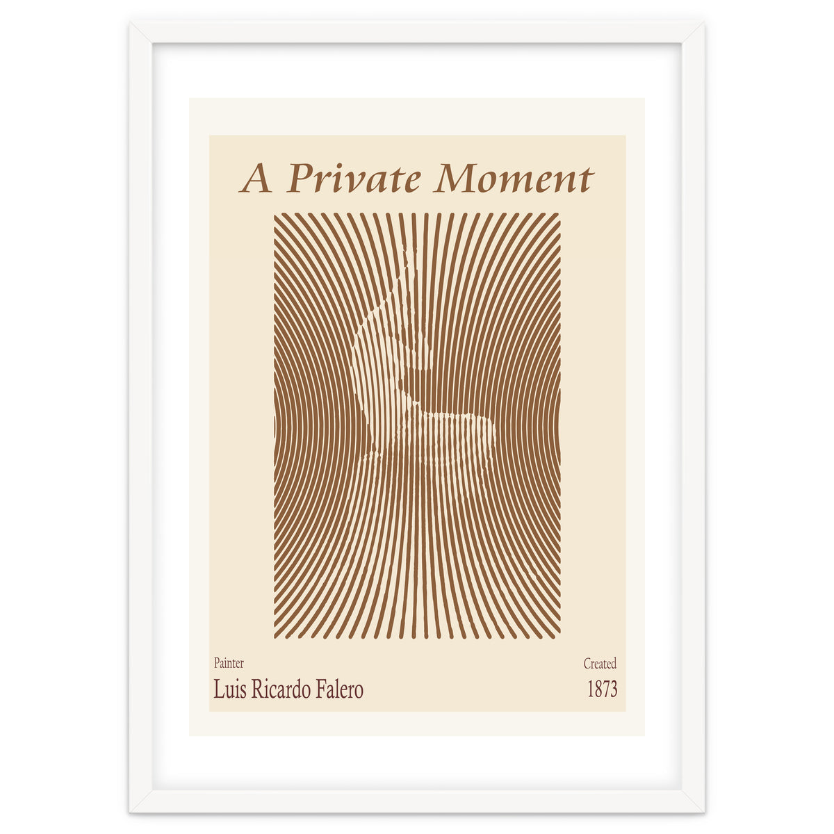 A Private Moment by Luis Ricardo Falero