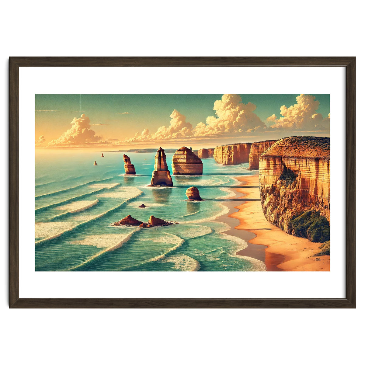 Vintage Australia, Great Ocean Road Poster