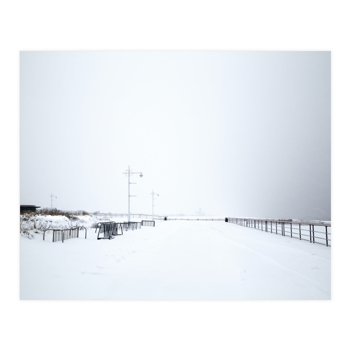 on the snow pier (Print Only)