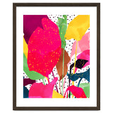 Modern Botanical, Nature Plants Tropical Jungle Garden, Eclectic Pop Of Color Glitter Gold Bohemian Graphic thumbnail