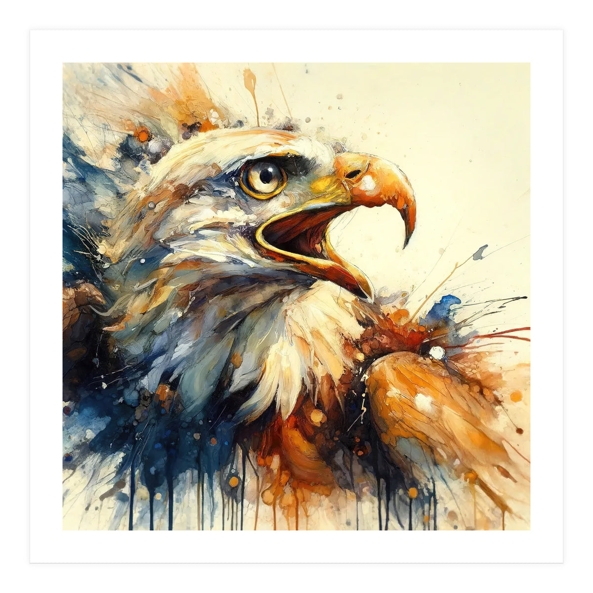Soaring Eagle Spirit Portrait (Print Only)